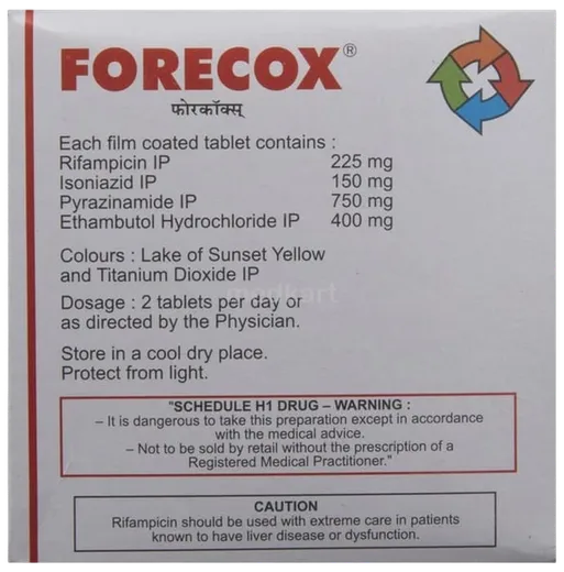 forecox tablet 6's